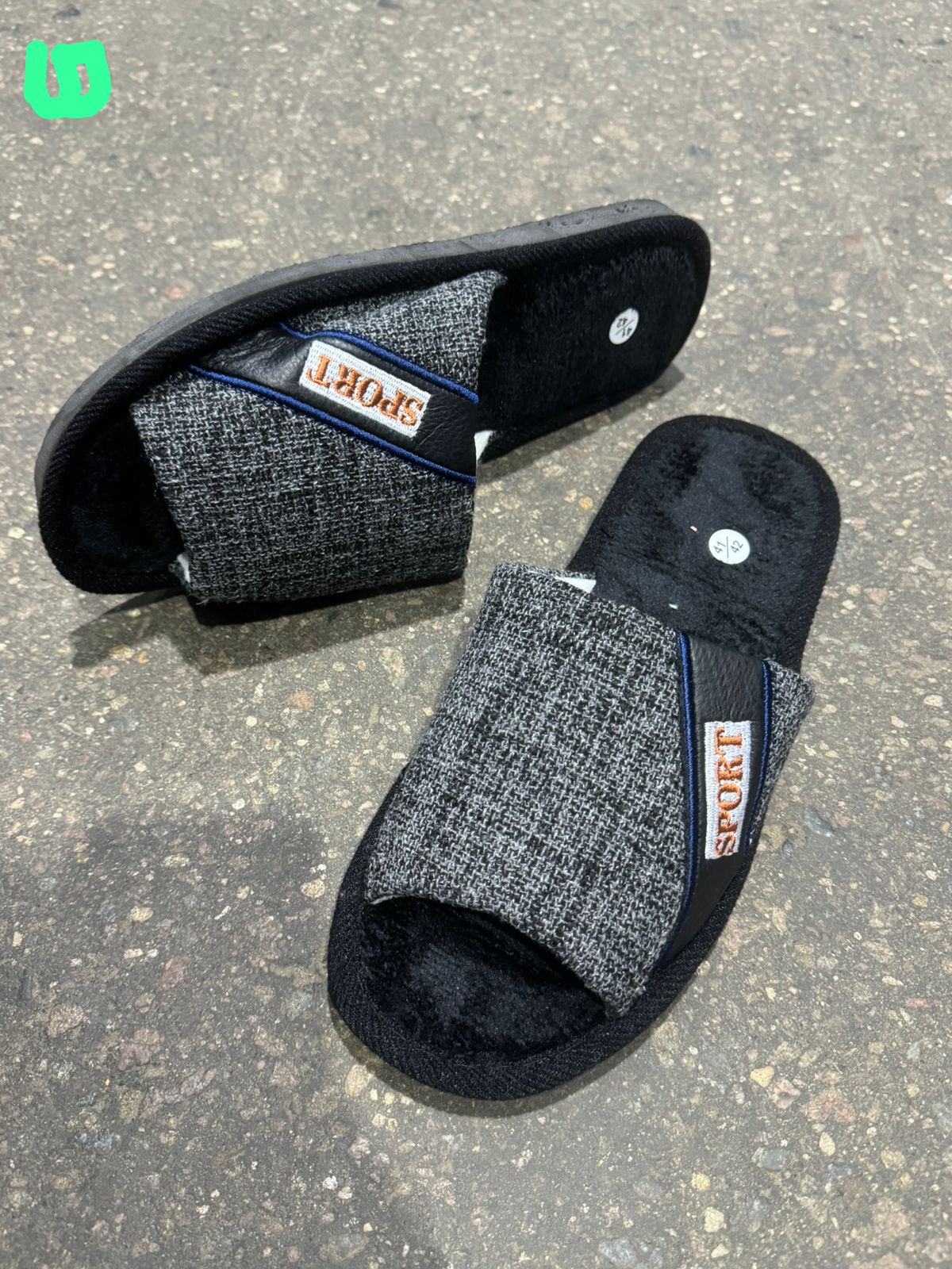 фото зимние мужские домашние тапочки оптом