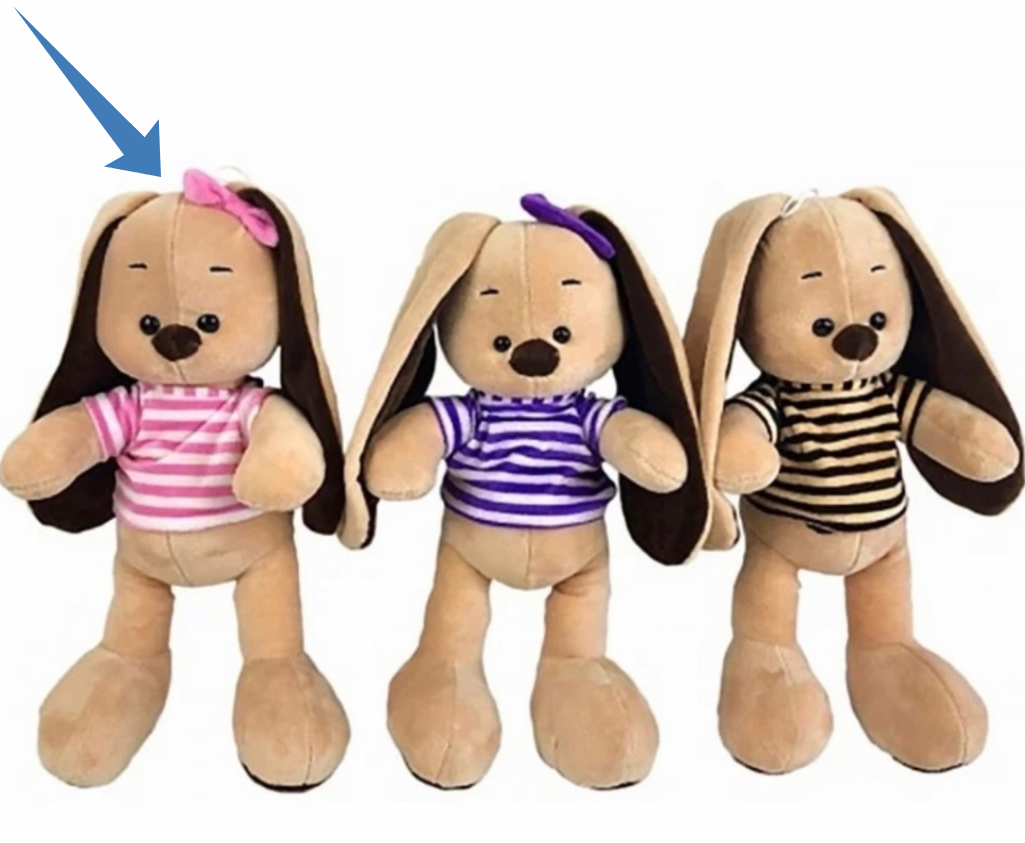 картинка Игрушка Зайка в свитере 28см от магазина Одежда+