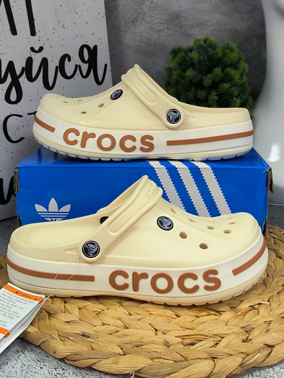 фото женские летние шлепки crocs 690155 оптом