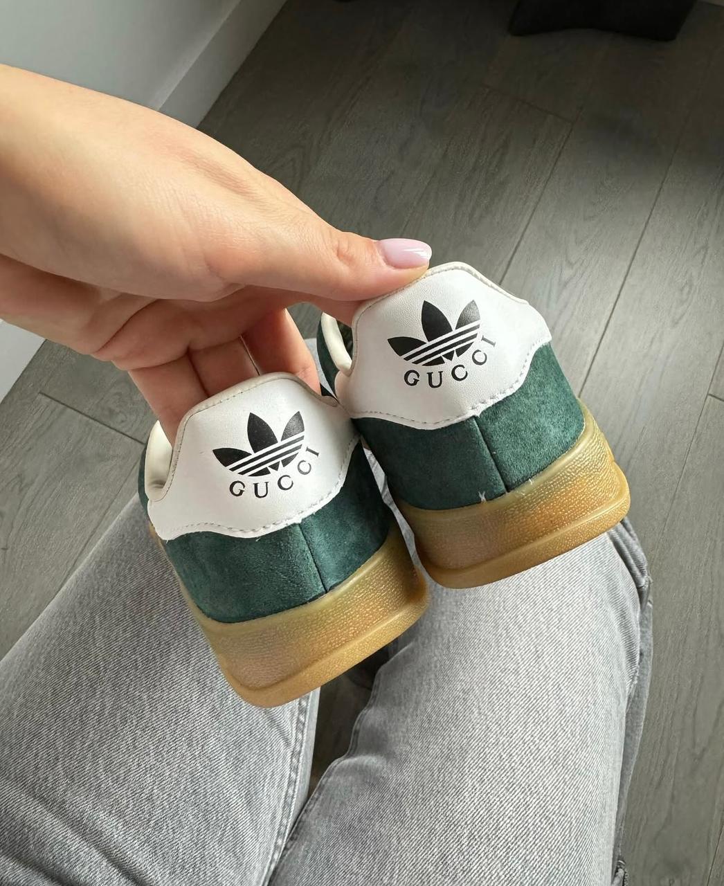 фото женские кроссовки adidas x gucci 979488 оптом