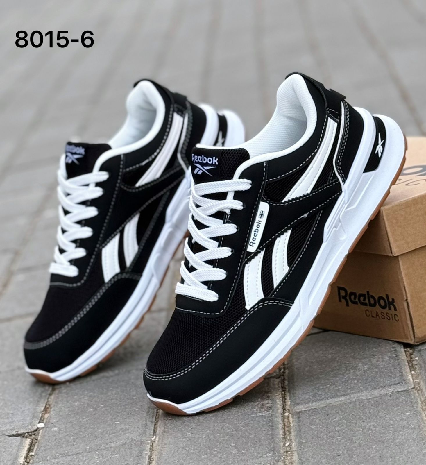 фото мужские черные кроссовки reebok 485498 оптом