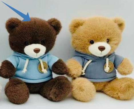 картинка Игрушка Мишка в толстовке 30см от магазина Одежда+