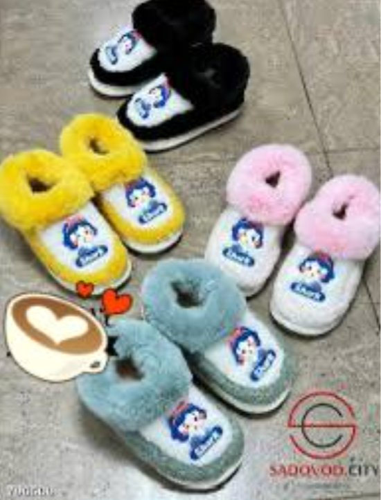 фото зимние женские домашние тапочки оптом