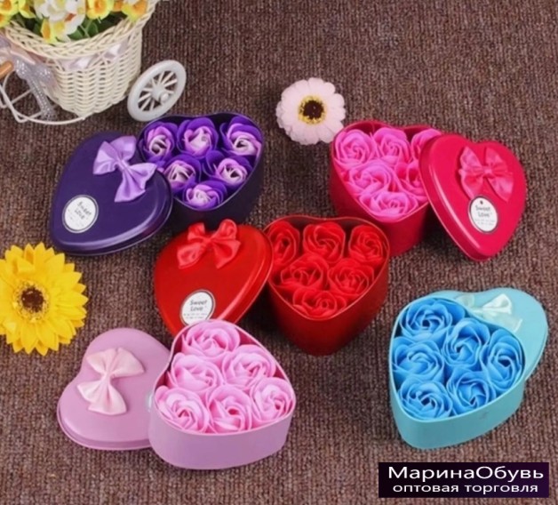 картинка Мыло роза подарочный набор  Без выбора от магазина Одежда+