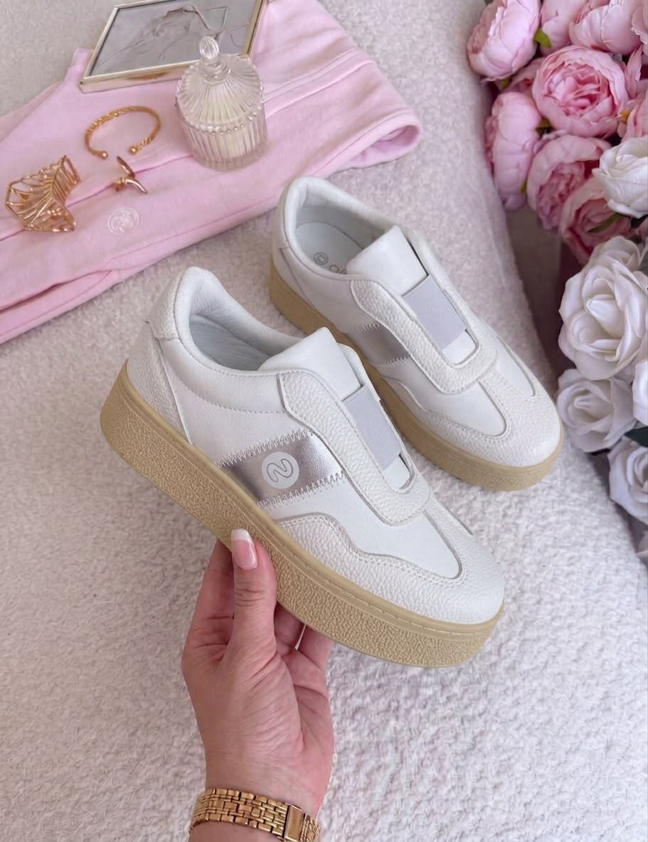 фото женские белые sneakers 816261 оптом