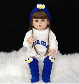 картинка Кукла-реборн в комбинезоне 60см от магазина Одежда+