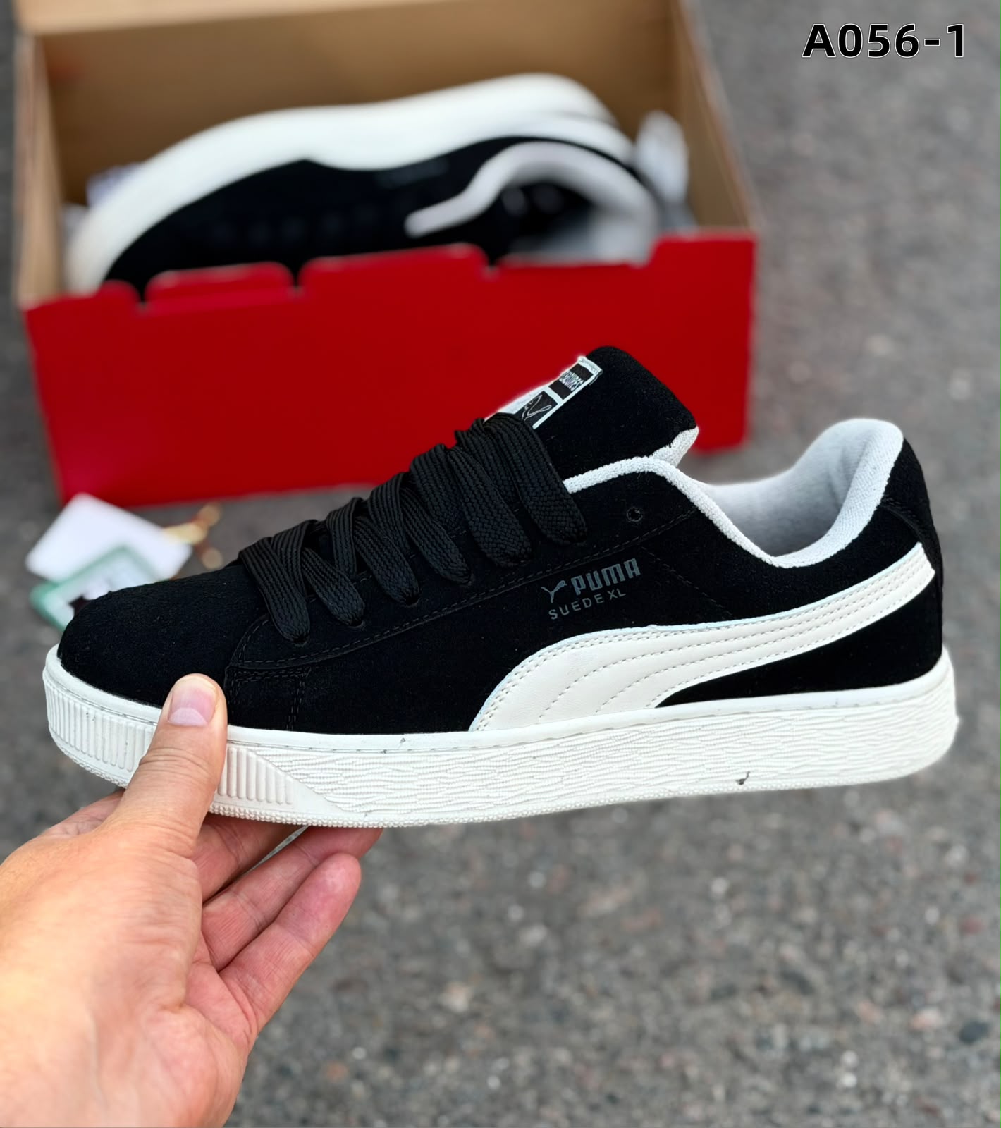 фото мужские осенние кроссовки puma suede xl 877588 оптом