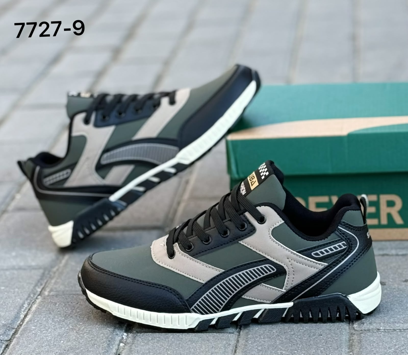 фото мужские осенние кроссовки со спортивным дизайном 867208 оптом
