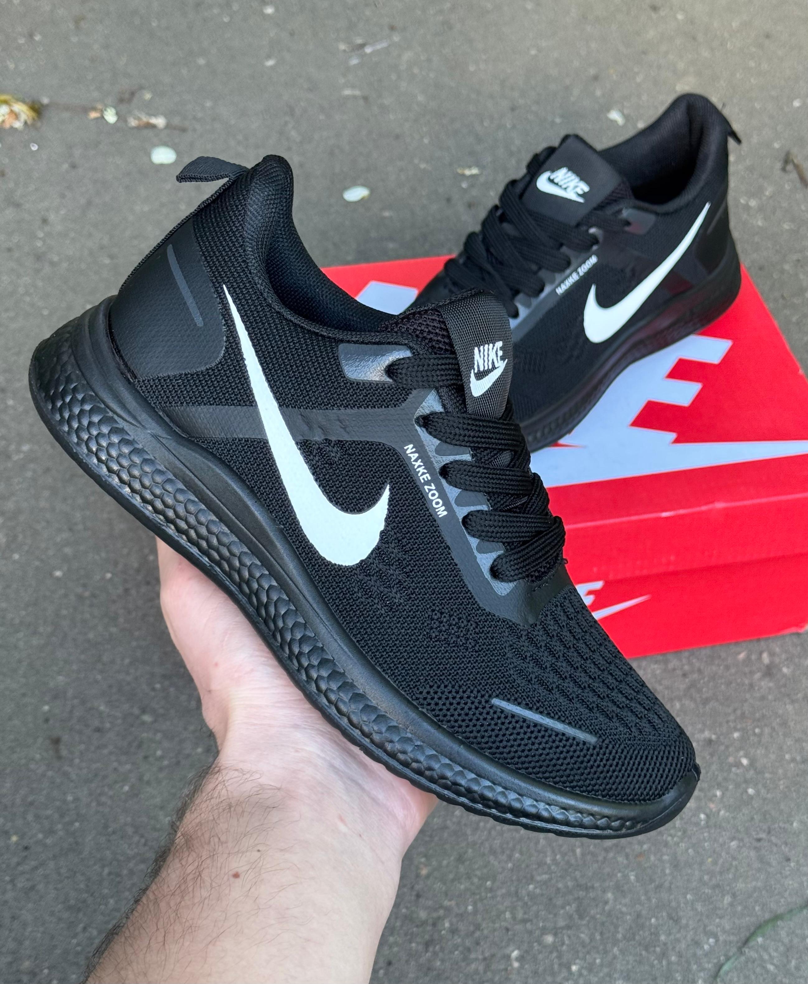 фото мужские черные кроссовки nike 120758 оптом