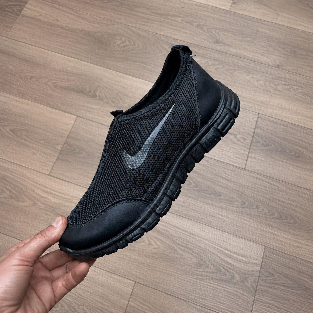 фото женские черные кроссовки nike 177116 оптом