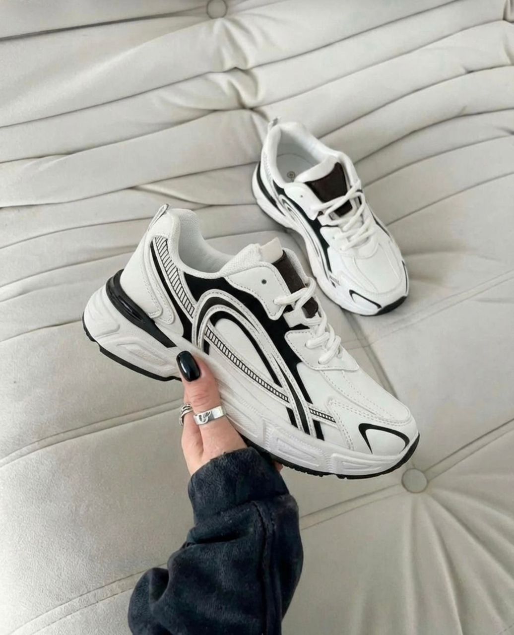 фото Женские осенние кроссовки с комбинированным верхом 536601 оптом на лето для мужчин