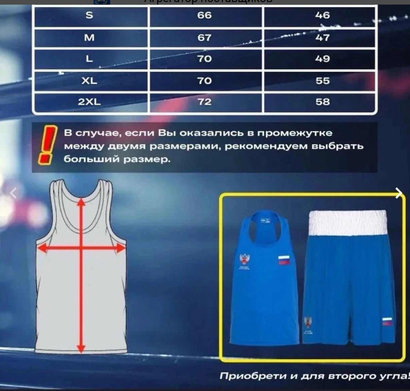 картинка костюм двойка боксерский от магазина Одежда+