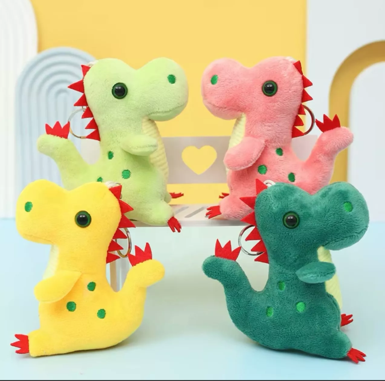 картинка Мягкая игрушка брелок "Динозавр" 15 см от магазина Одежда+