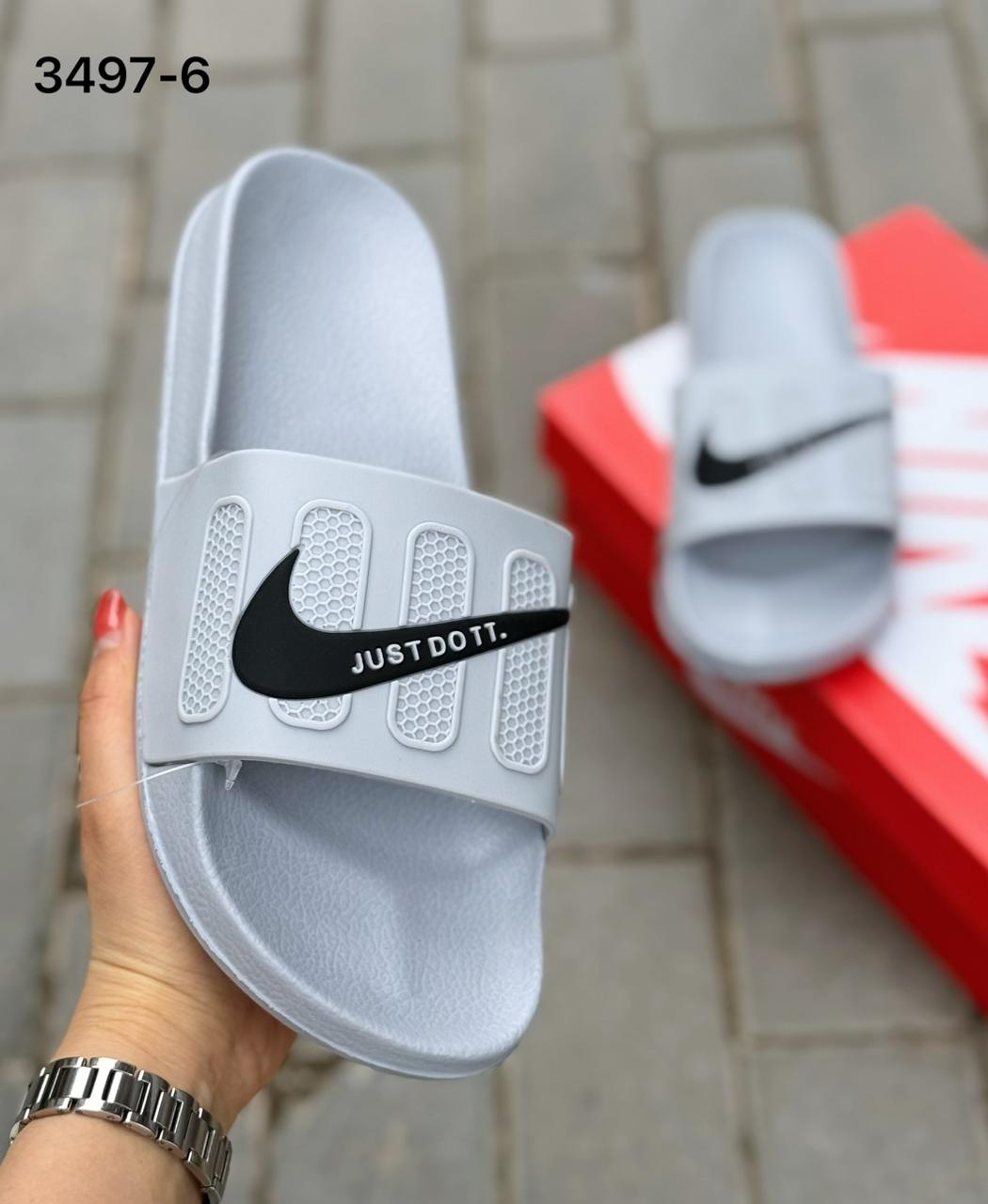 фото мужские серые шлепки nike 199149 оптом