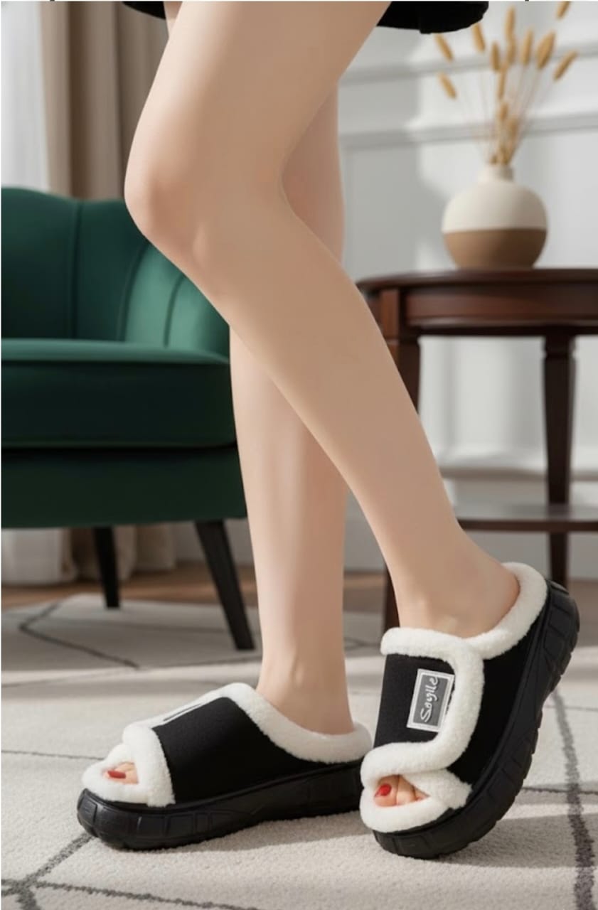 фото зимние женские домашние тапочки оптом