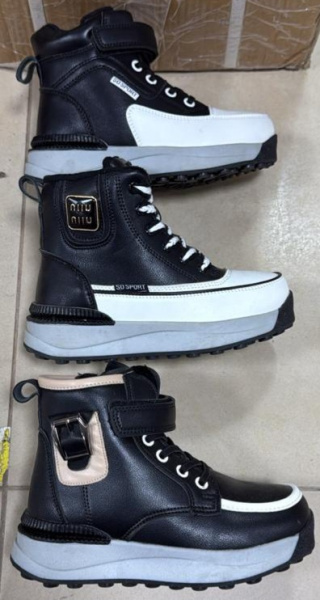 фото зимние ботинки для девочек оптом