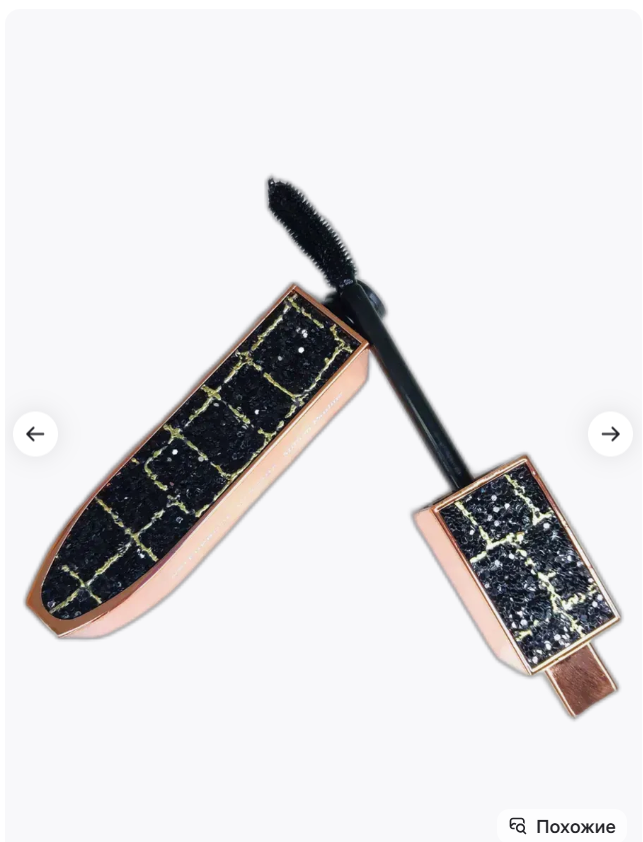 картинка Водостойкая тушь с зеркалом 10 мл от магазина Одежда+