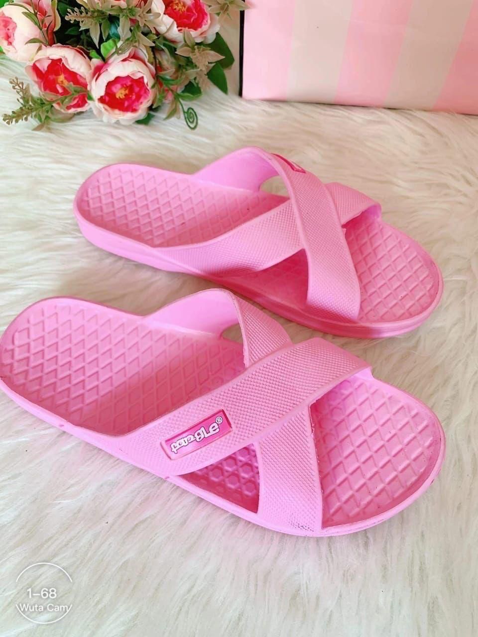 фото женские летние розовые шлепки 285757 оптом