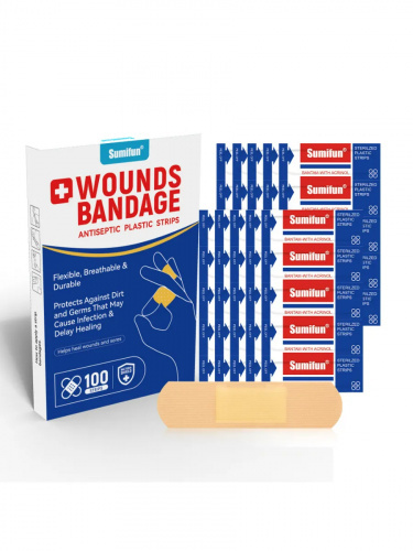 картинка Лейкопластырь KaravanHause в одной уп.(100 шт.) — дышащий, ультратонкий от магазина Одежда+