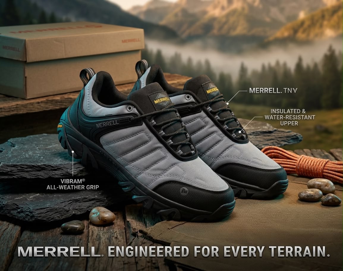 фото мужские осенние кроссовки merrell 696956 оптом