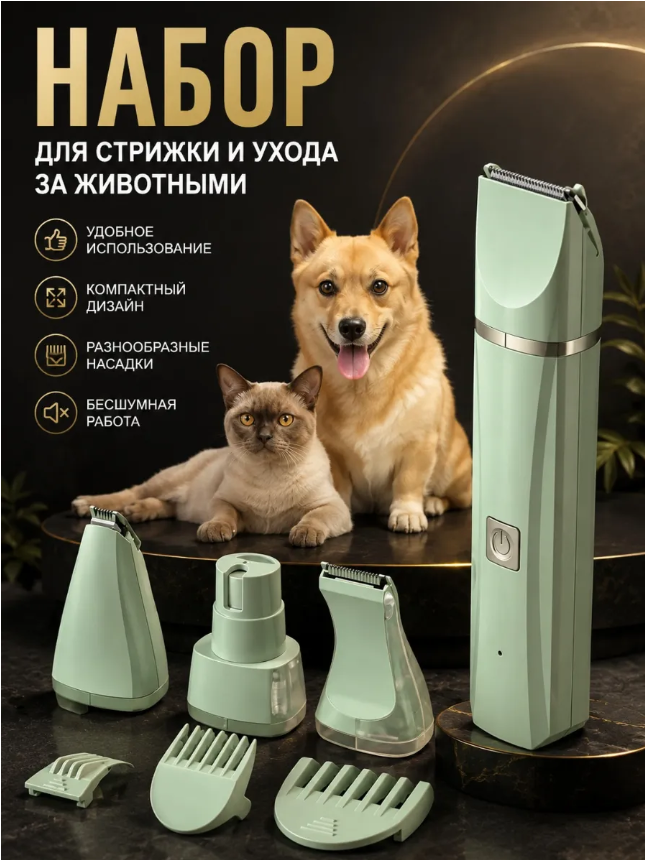 картинка Набор для стрижки и ухода за животными от магазина Одежда+