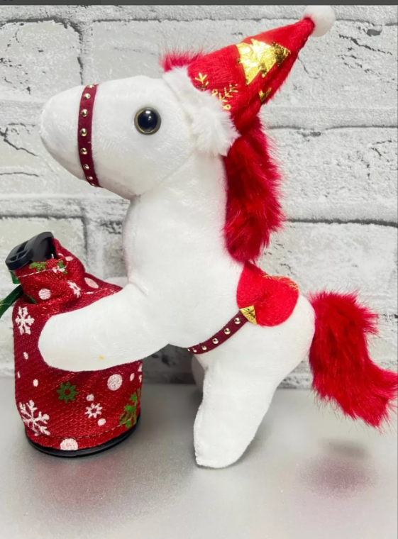 картинка Копилка музыкальная "Лошадь" символ года 16 см от магазина Одежда+