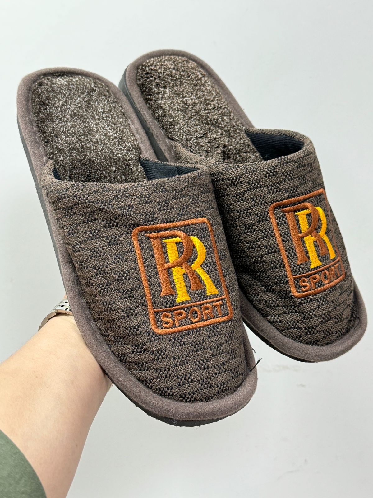 фото зимние мужские домашние тапочки оптом