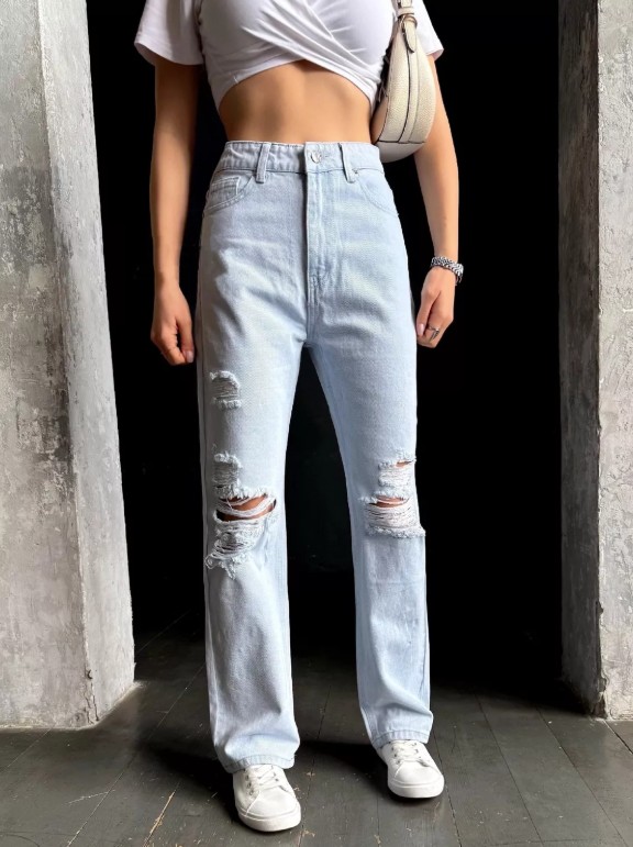 картинка Джинсы трубы от магазина Одежда+