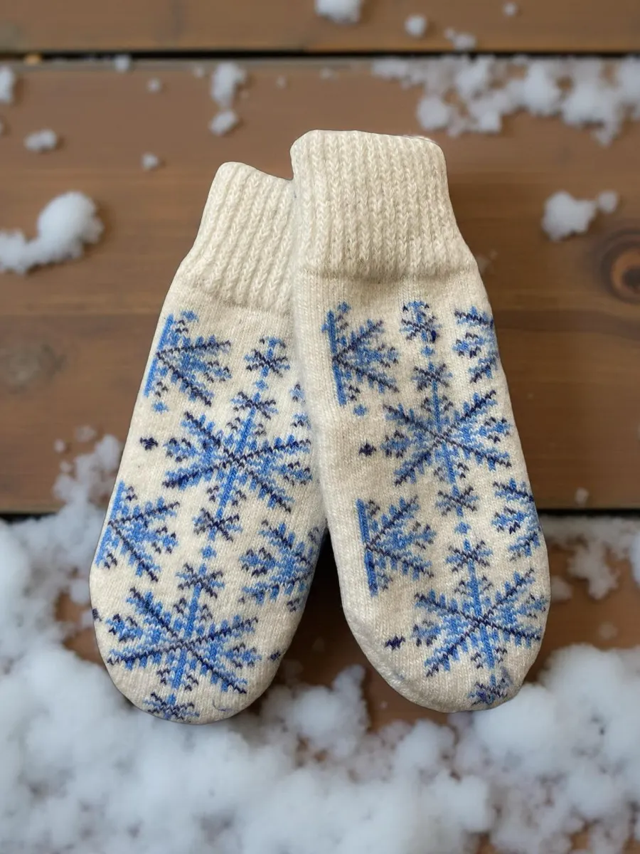 картинка Варежки зимние с носками подарочный комплект от магазина Одежда+