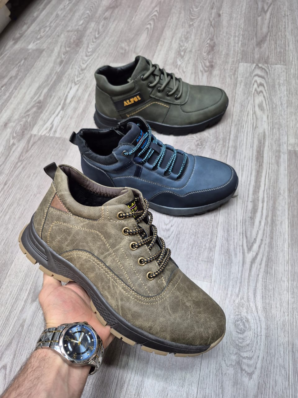 фото осенние мужские ботинки оптом