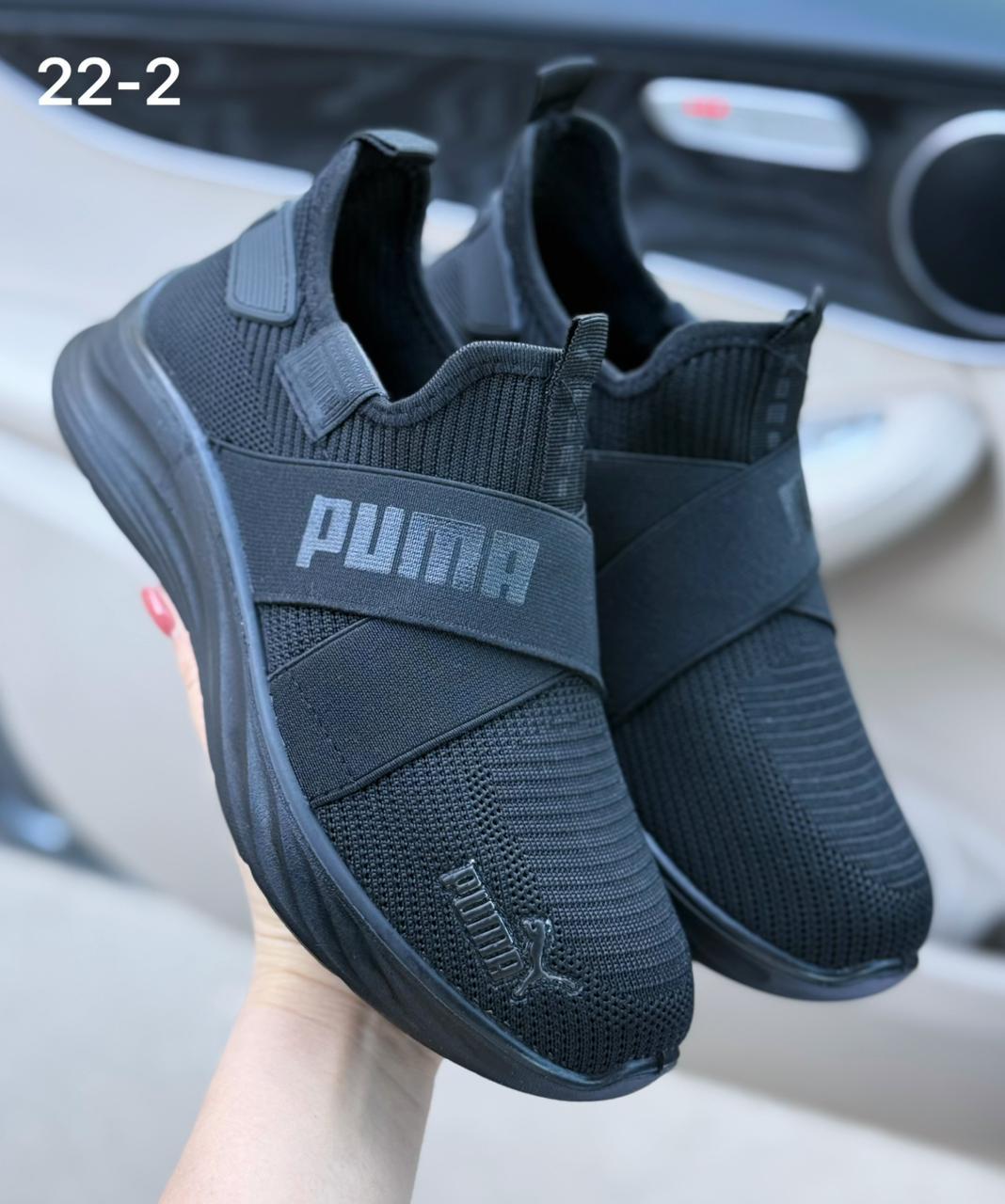 фото детские серые кроссовки puma 695174 оптом