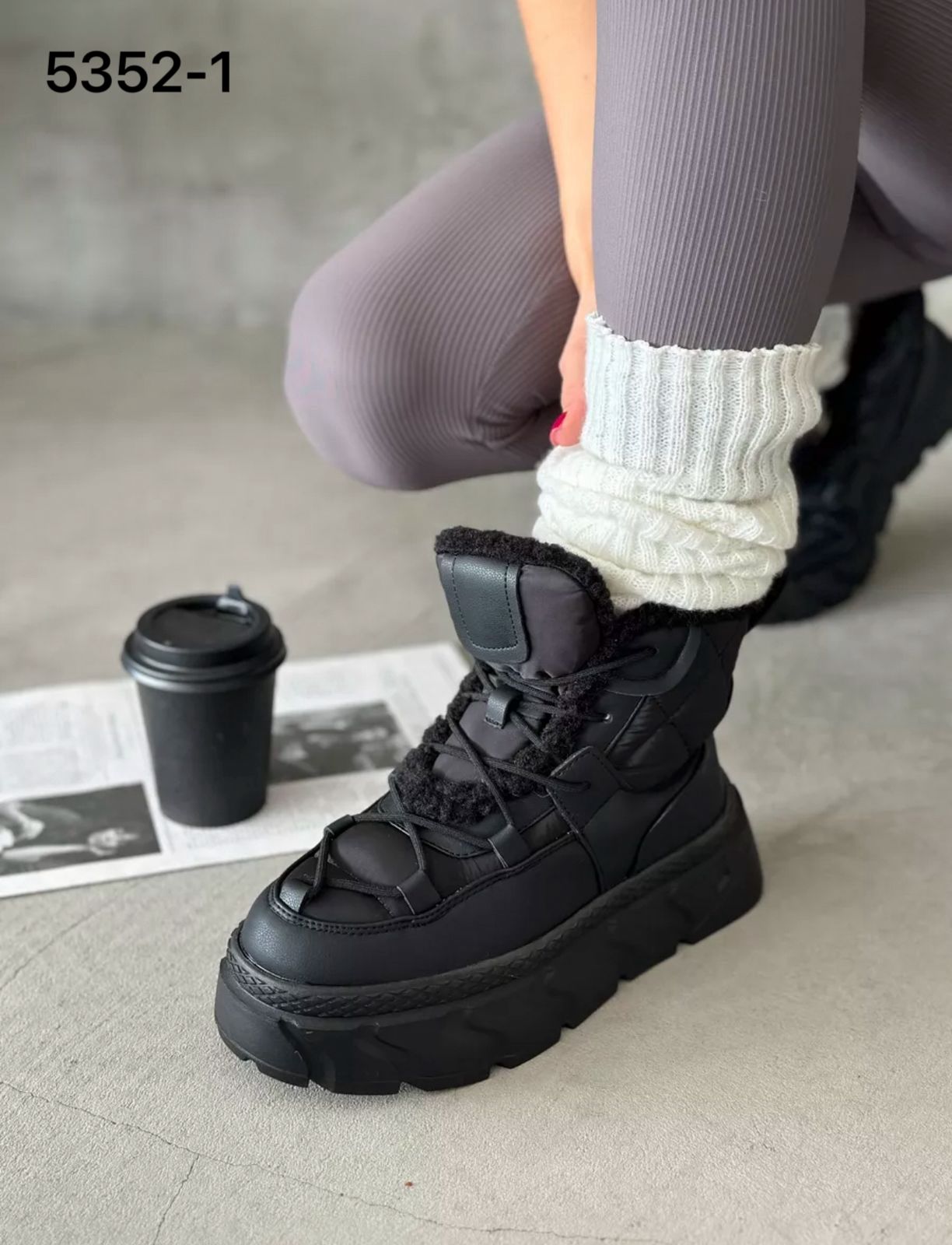 фото зимние женские ботинки оптом от производителя