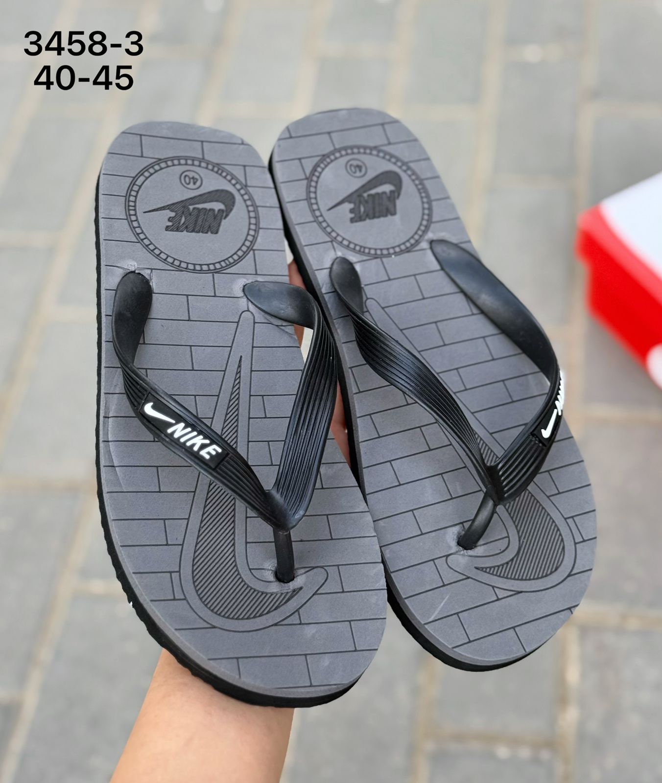 фото мужские летние шлепки nike 493721 оптом