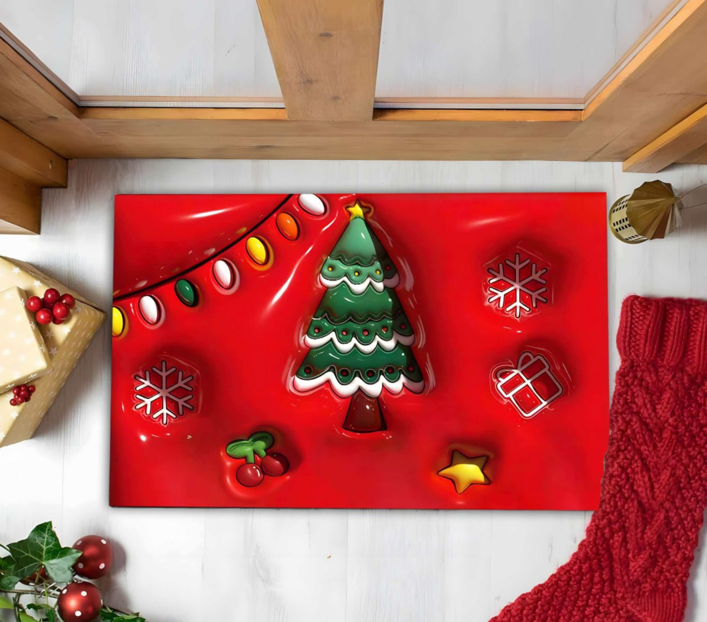 картинка Новогодний коврик 40-60см от магазина Одежда+