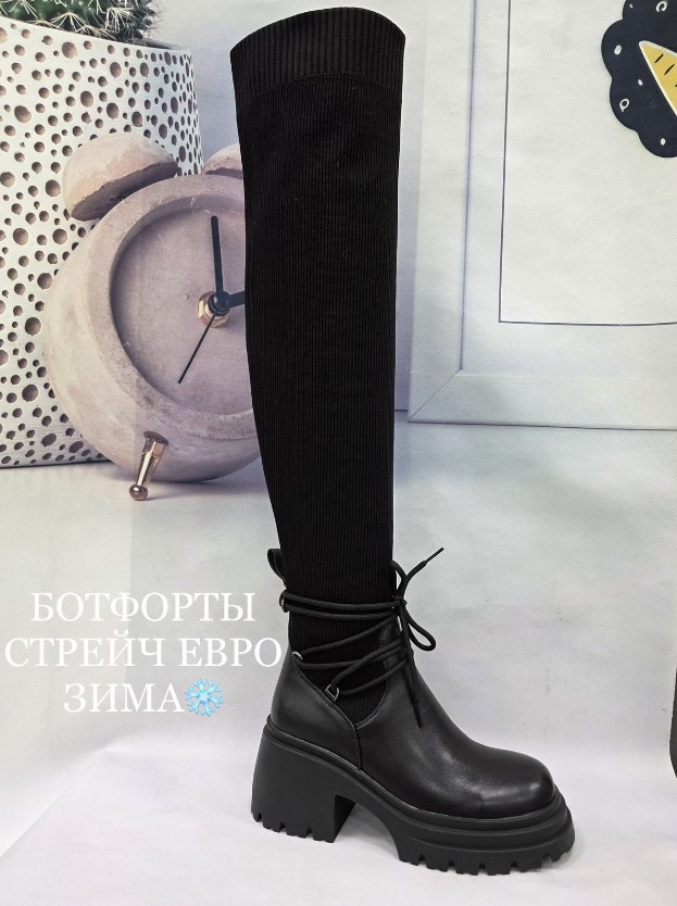 фото зимние женские сапоги ботфорты оптом