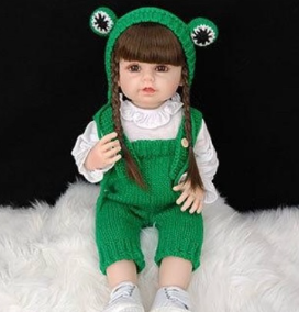 картинка Кукла-реборн в комбинезоне 60см от магазина Одежда+