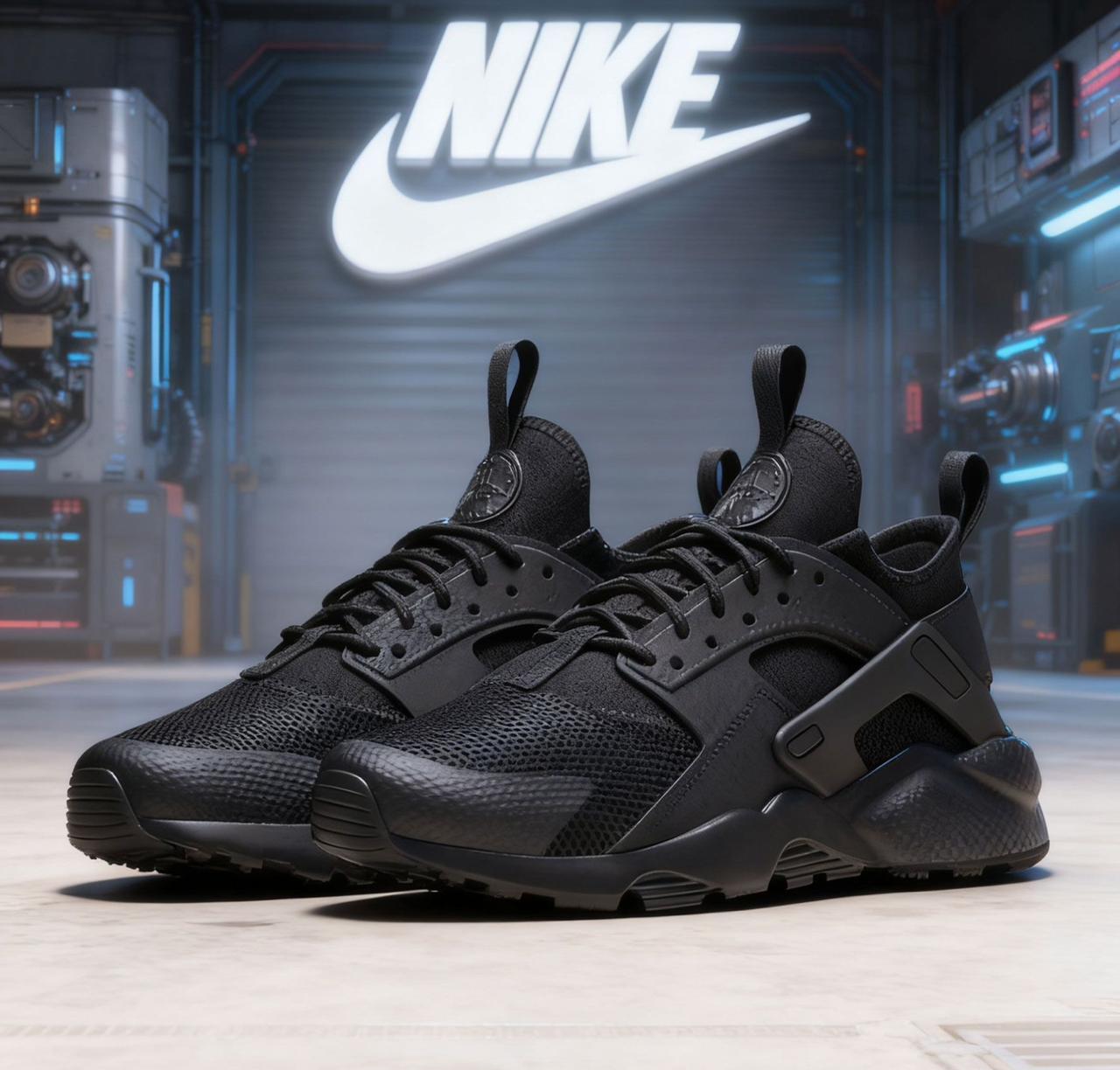 фото мужские черные кроссовки nike 983117 оптом