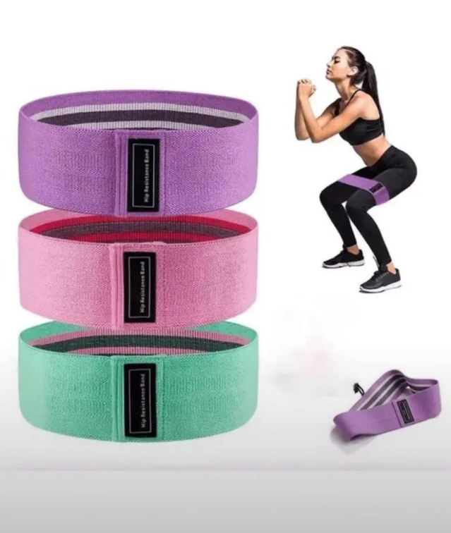 картинка Фитнес резинка Hip Resistance Bands тканевая от магазина Одежда+