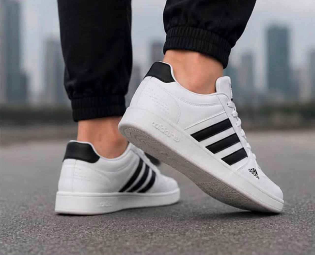 фото мужские осенние кроссовки adidas 884263 оптом