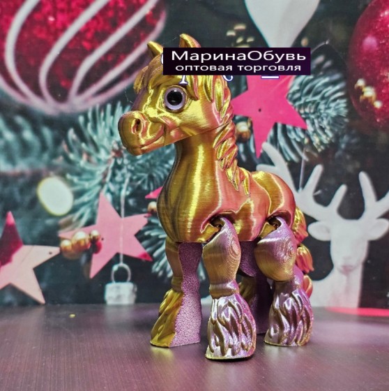 картинка Игрушка Лошадь символ 2026 года-11см×9см от магазина Одежда+