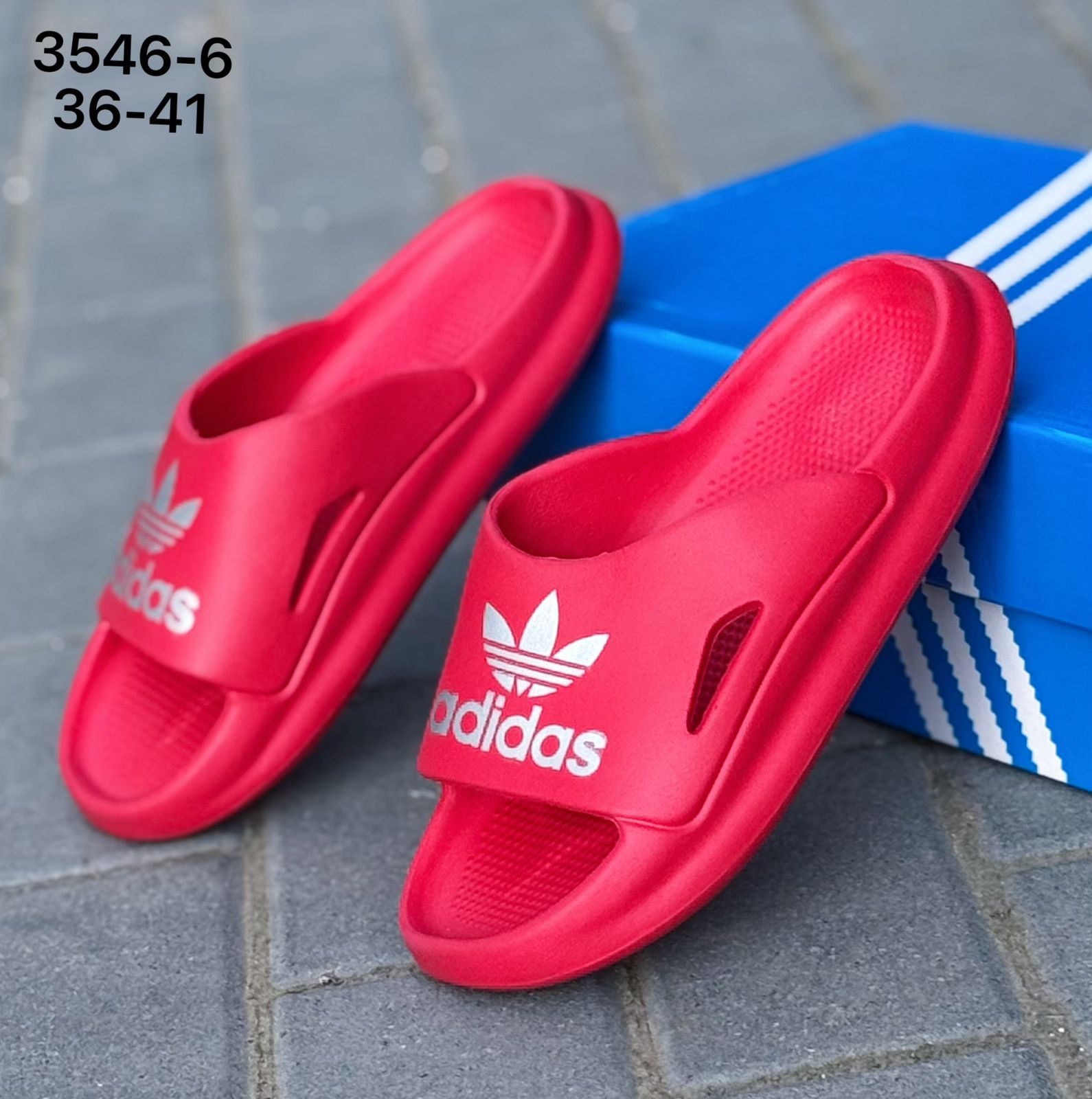 фото женские летние шлепки adidas 387874 оптом