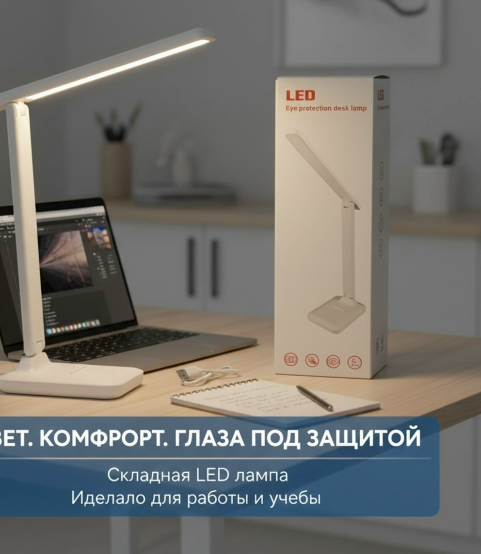 картинка Настольный светильник Smartbuy от магазина Одежда+