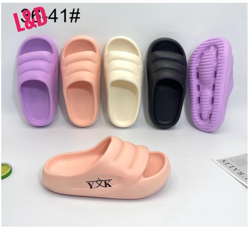 фото без выбора цвета летние женские тапочки оптом