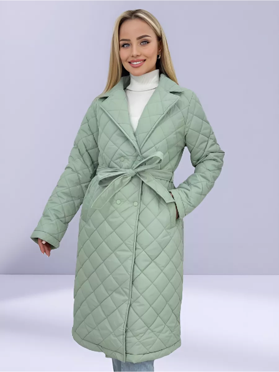 картинка Пальто куртка стеганое демисезонное от магазина Одежда+