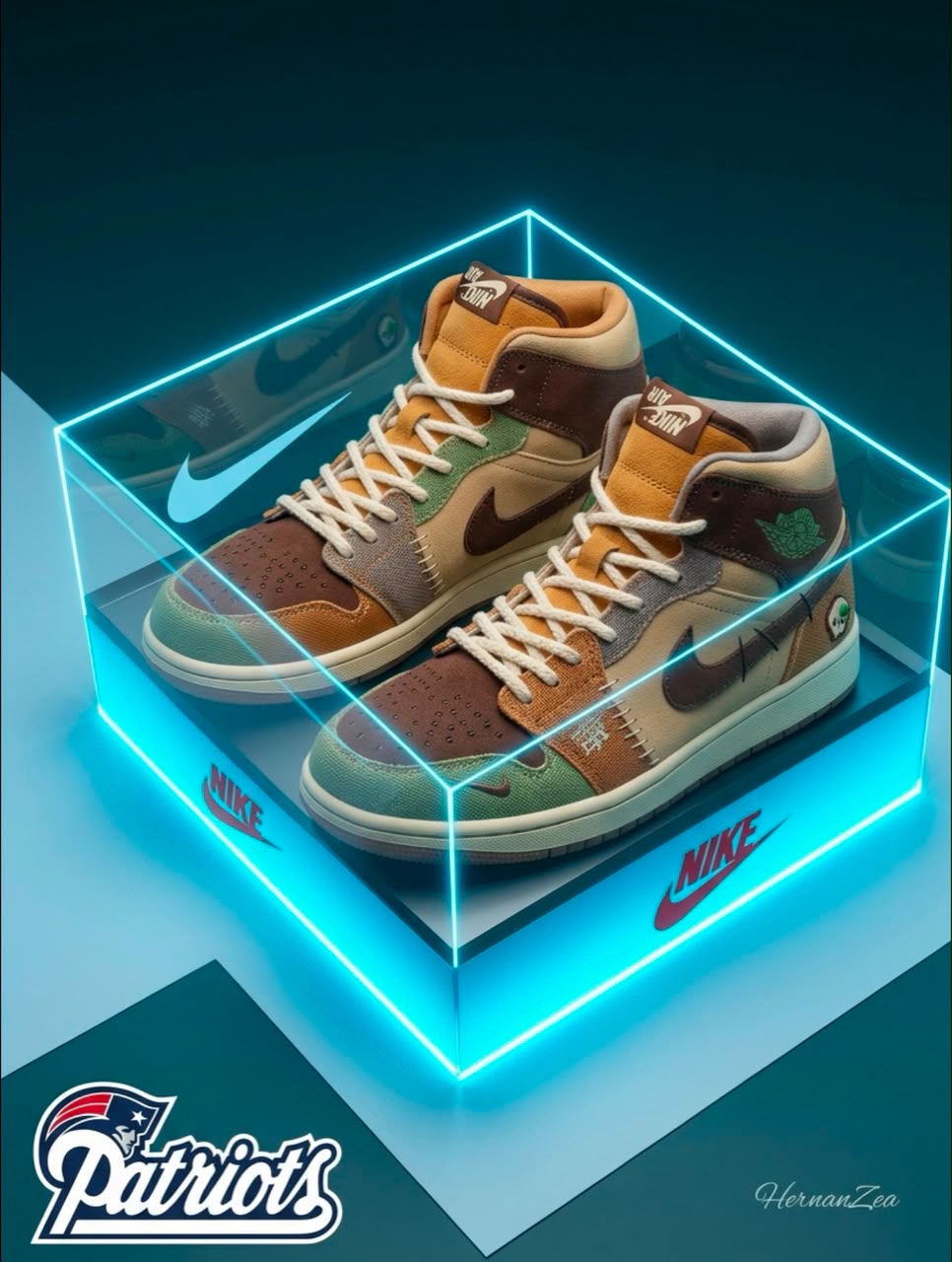 фото мужские осенние кроссовки nike 461419 оптом