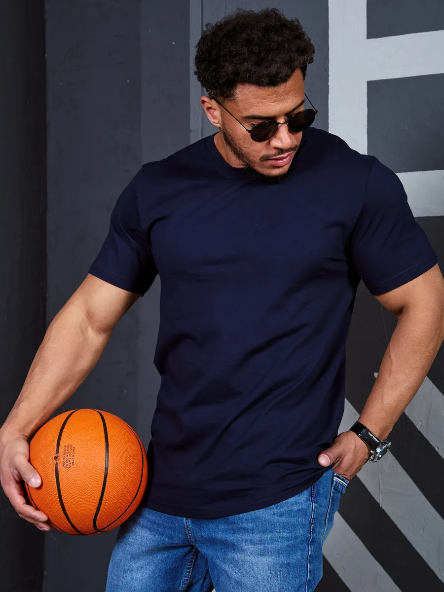 картинка Футболка базовая хлопок однотонная от магазина Одежда+