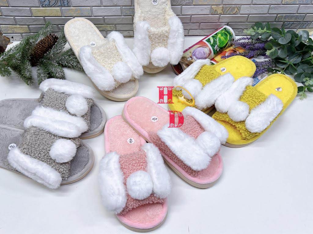 фото зимние женские домашние тапочки оптом