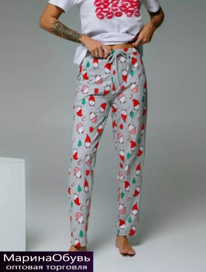 картинка Брюки домашние пижамные Без выбора цвета от магазина Одежда+