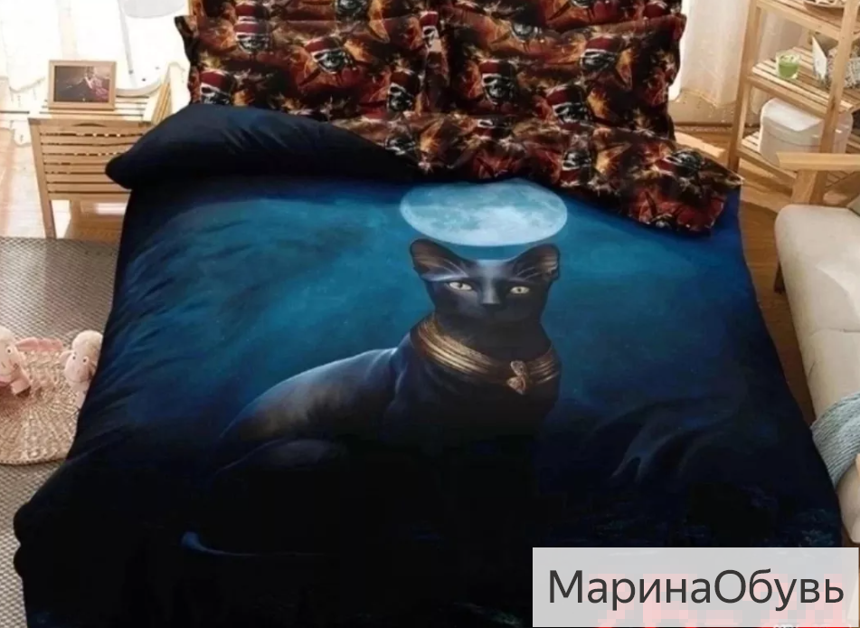 фото комплект постельного белья евро оптом