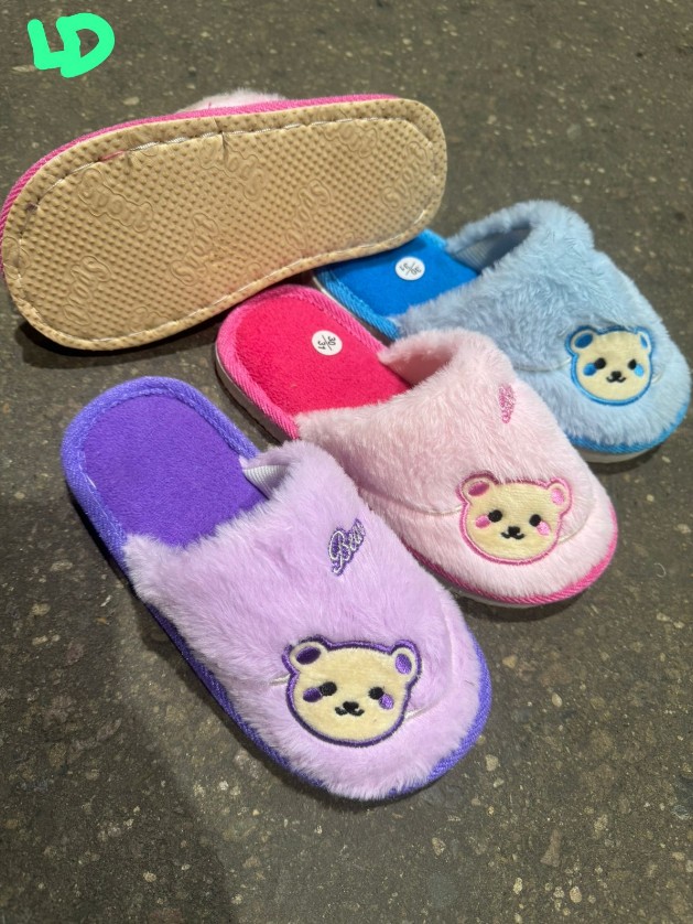 фото зимние домашние тапочки для девочек оптом
